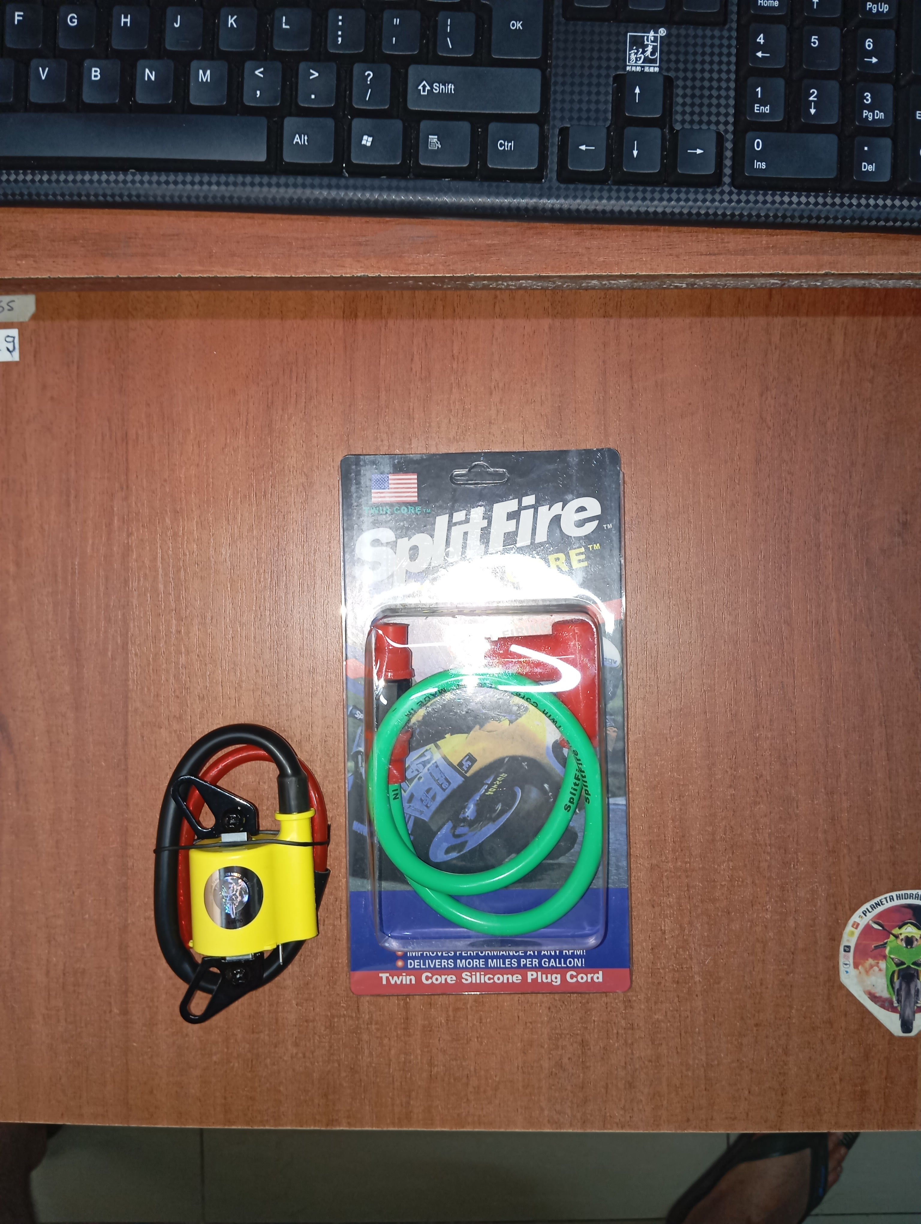 BOBINA DE ALTA HINDU CABLE DE ALTA SPLITFIRE PARA MOTOS