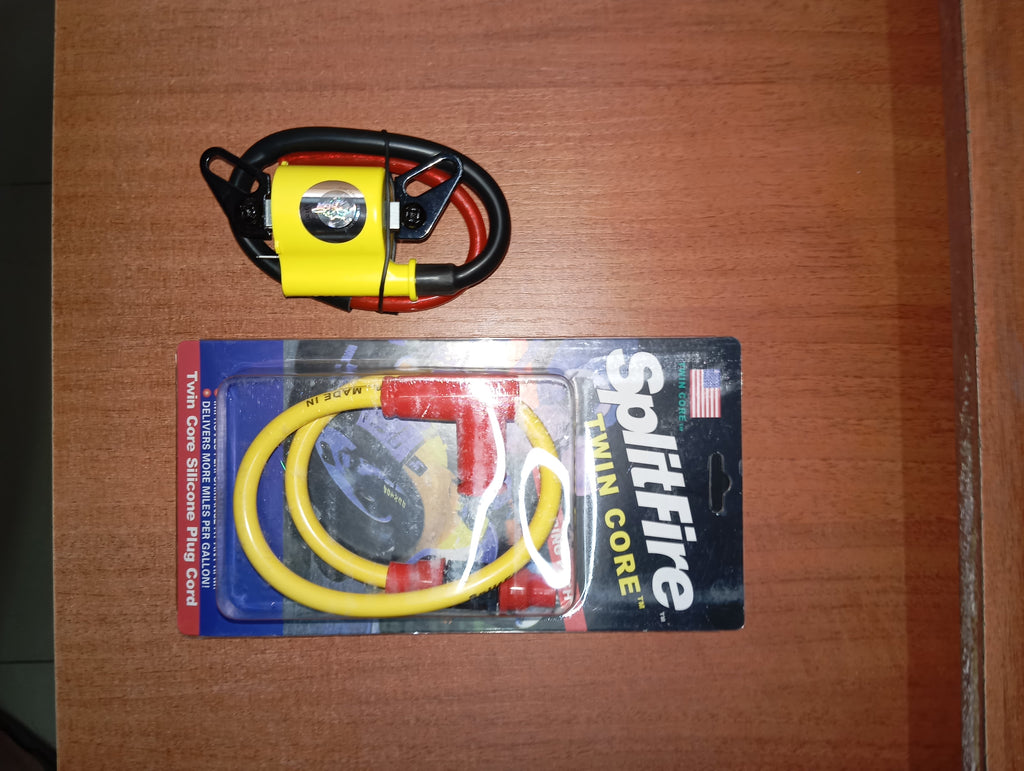 BOBINA DE ALTA HINDU CABLE DE ALTA SPLITFIRE PARA MOTOS