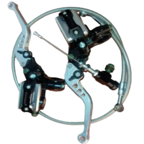 Freno delantero con bomba izquierda y cilindro de tracción hidraulica