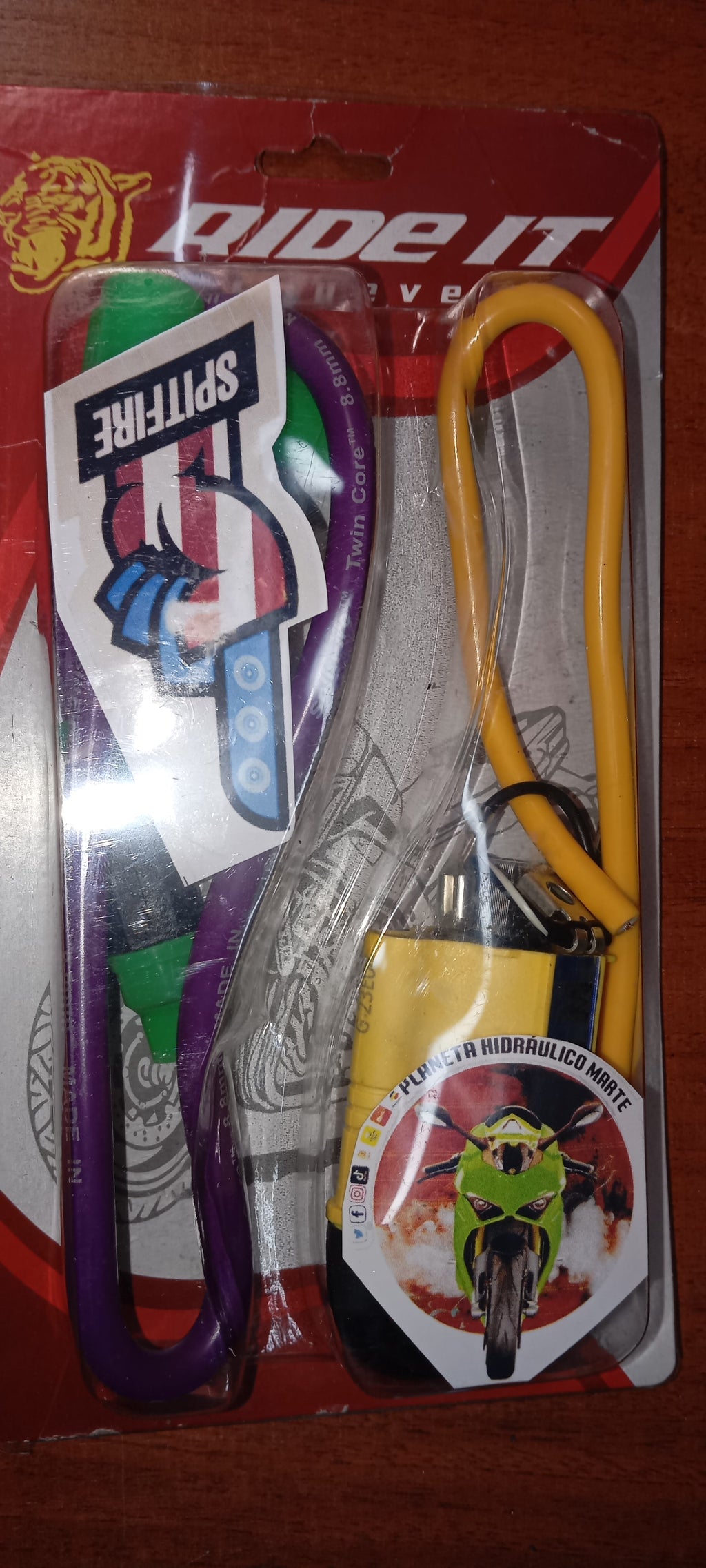 BOBINA PLANETA Y CABLE SPLITFIRE PARA MOTOS