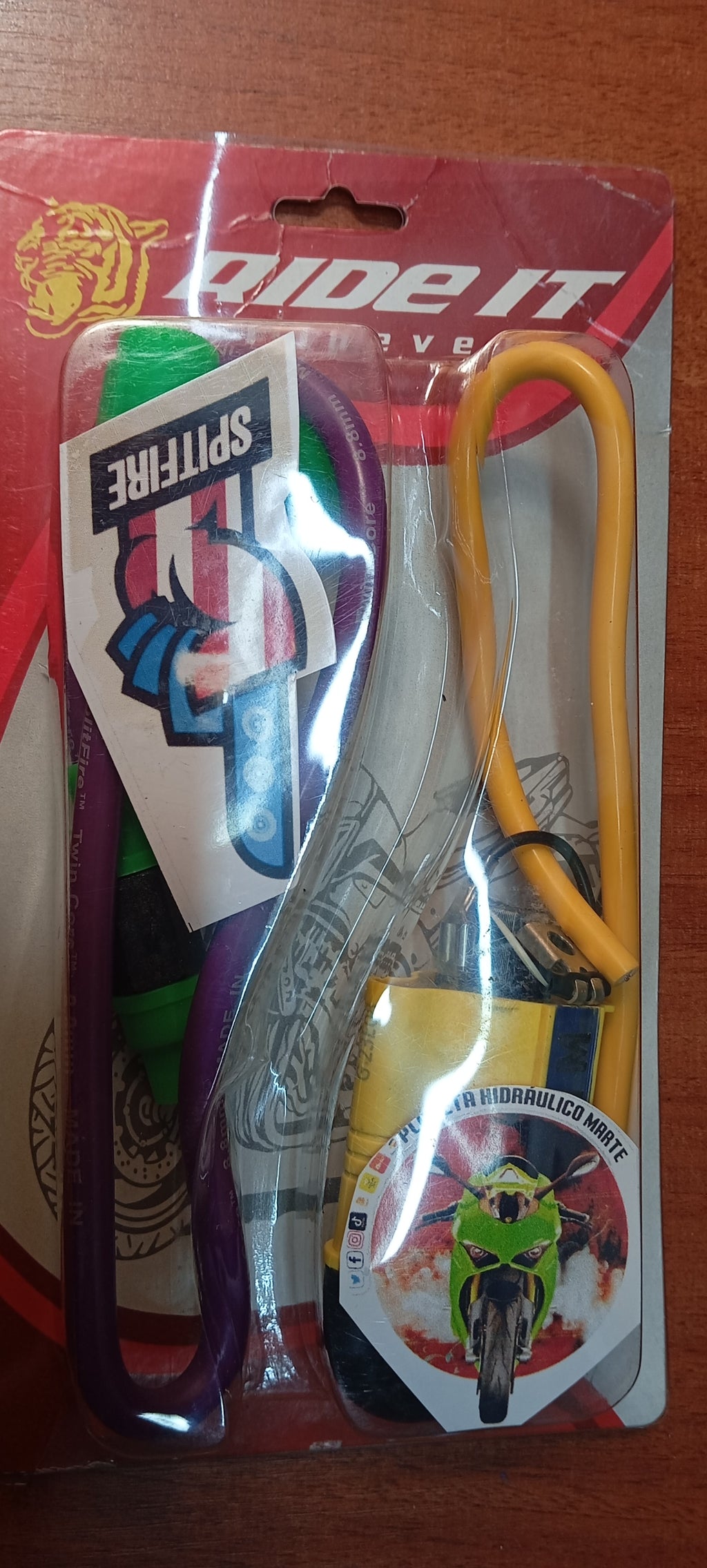 BOBINA PLANETA Y CABLE SPLITFIRE PARA MOTOS