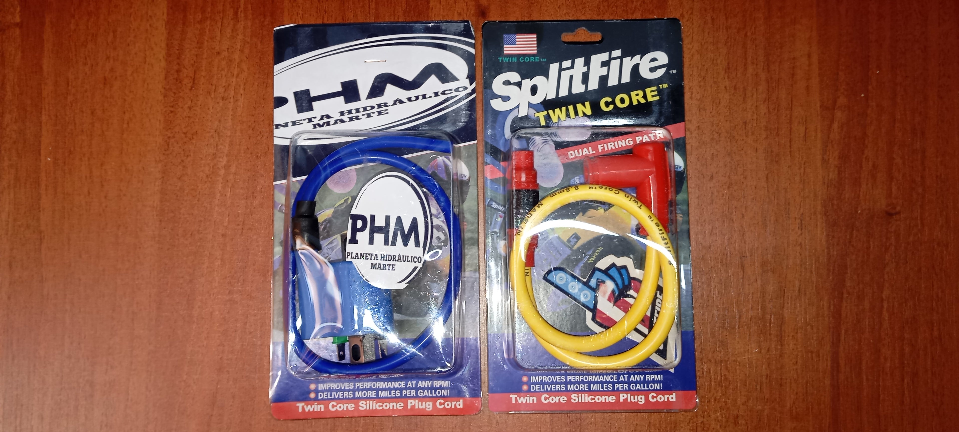 BOBINA PLANETA Y CABLE SPLITFIRE PARA MOTOS