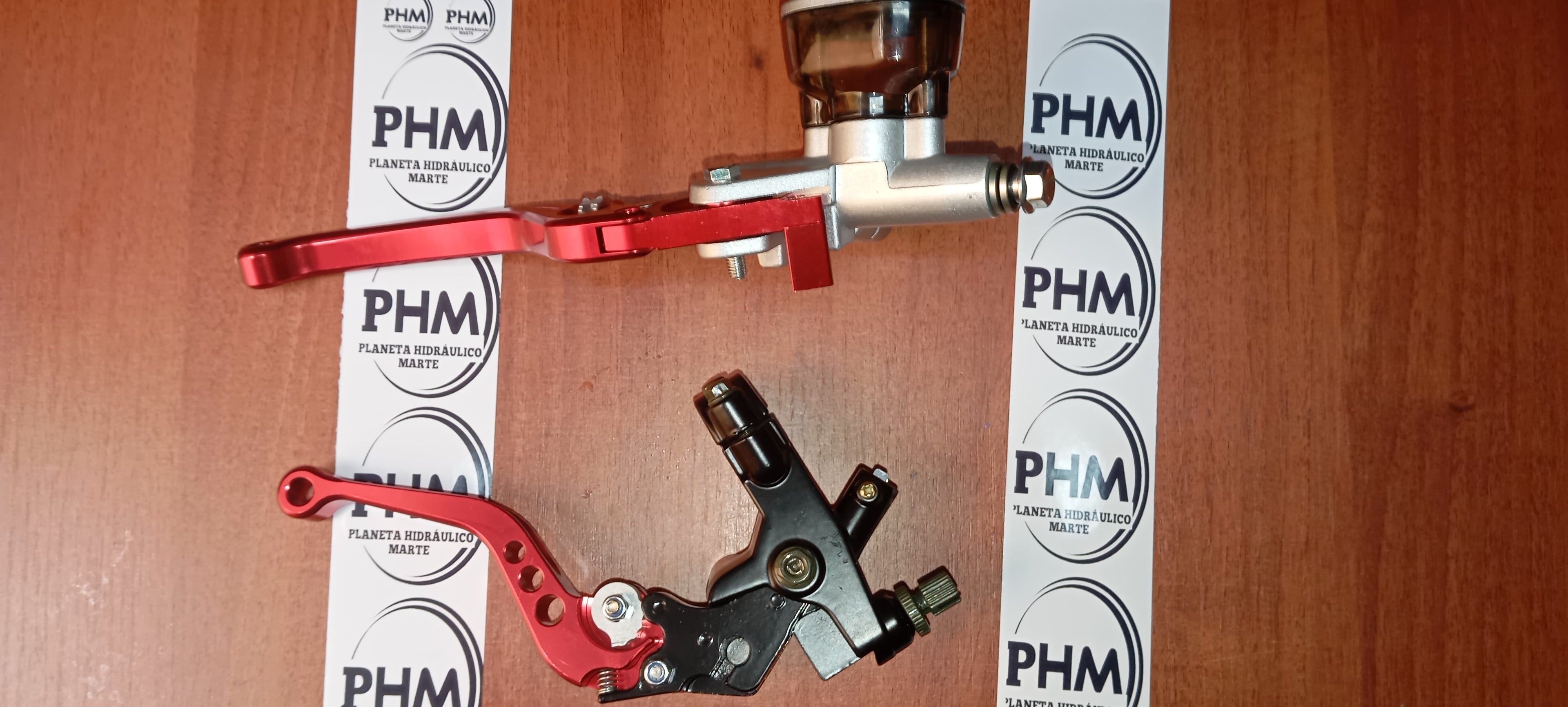 Bomba de freno delantero y polaca para embrague mecánico de guaya