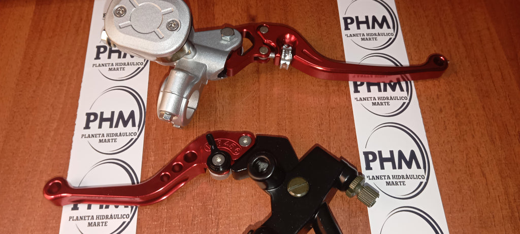 Bomba de freno delantero y polaca para embrague mecánico de guaya